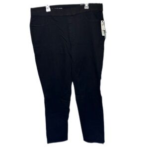 Talbots 18W Flawless Pull-On High Waist Jegging Ankle in Black